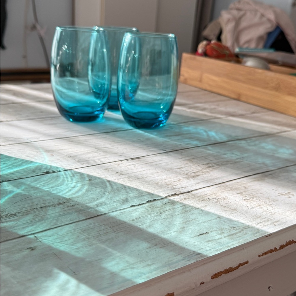 Set of Blue Glass Tumblers - Picture 7 of 9